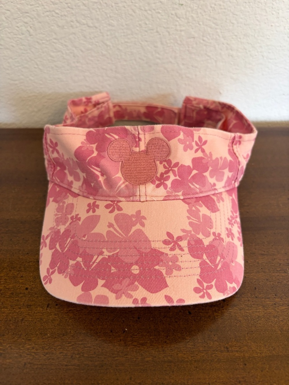 Disney Parks Tropical Hawaiian flower Mickey Visor Pink